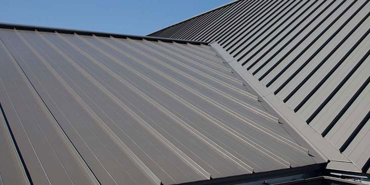 A metal roof.